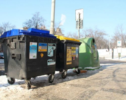 Kontejnery na Vinohradech