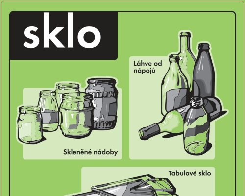 Samolepka sklo